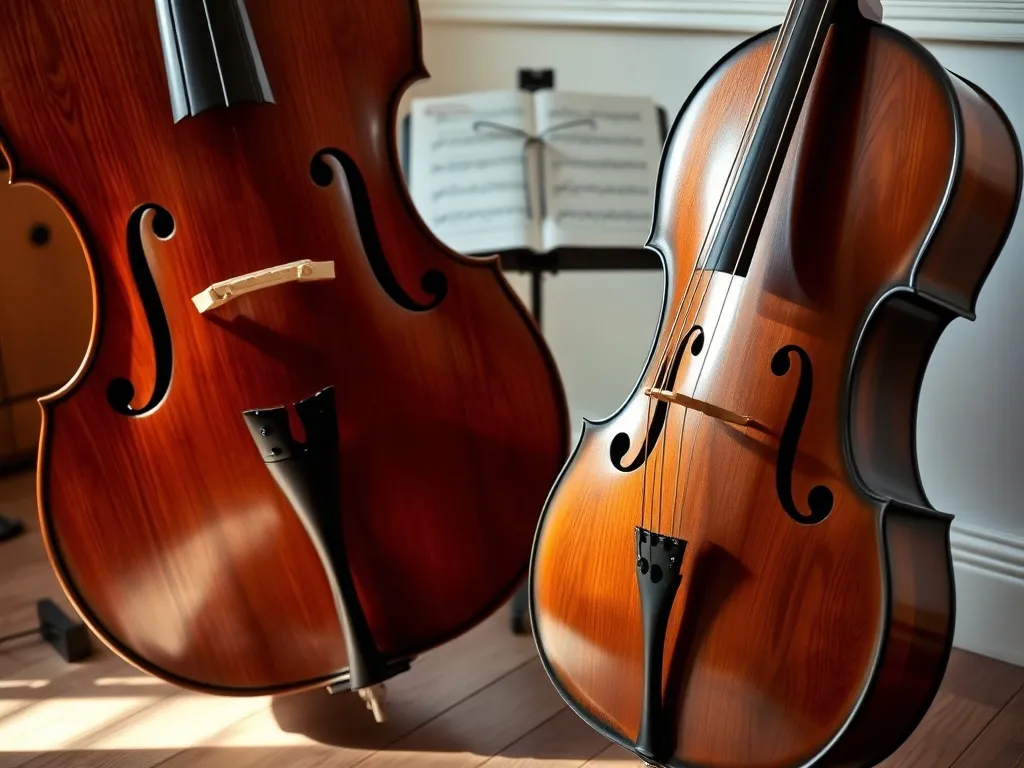 Co jest większe: kontrabas czy wiolonczela?